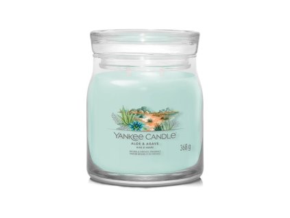 YANKEE CANDLE ALOE & AGAVE SIGNATURE STŘEDNÍ