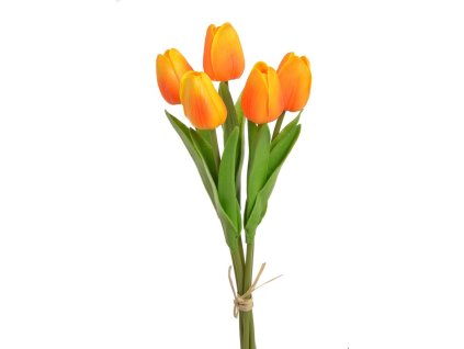 Tulipán pěnový (5 ks) - oranžová