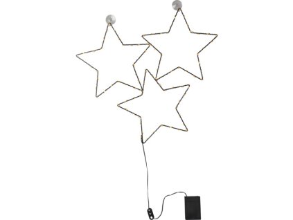 LED hvězdičky na zeď - 45 cm
