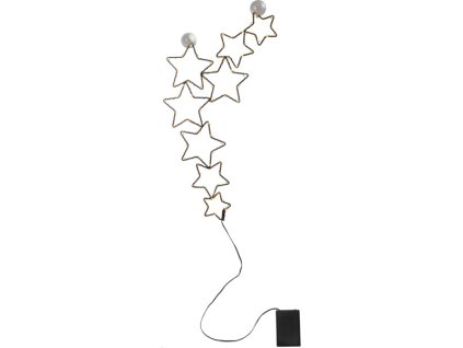 Led řetěz - hvězdičky, 26 cm