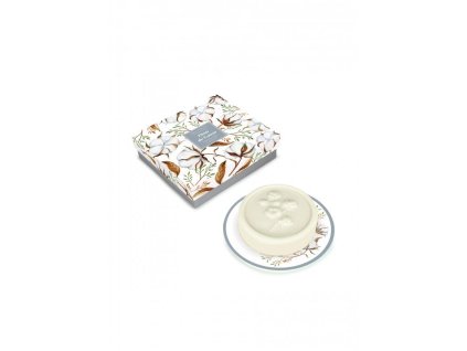 Esprit Provence Tuhé mýdlo s mýdlenkou - Květ bavlníku, 100g