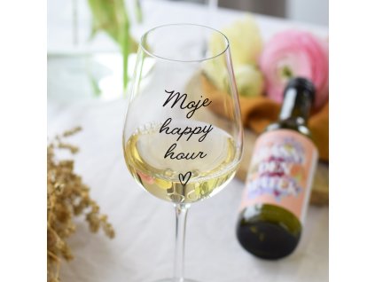 Sklenice na víno - Moje happy hour