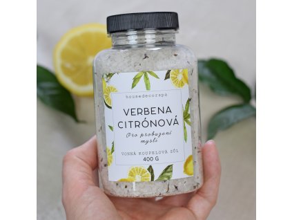 Sůl do koupele - Verbena citrónová