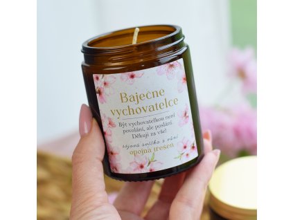 Svíčka - Opojná třešeň - Paní vychovatelce