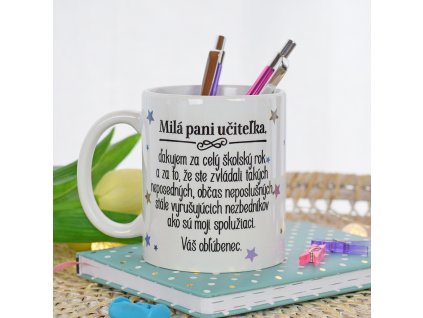 Hrnek pro paní učitelku (hvězdy klasik) od kluka SK