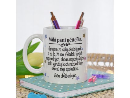 Hrnek pro paní učitelku (hvězdy klasik) od holky SK