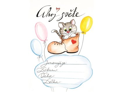 Milníkové kartičky - MŮJ PRVNÍ ROK
