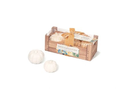 Somerset Toiletry - Bílá dýně Sada tuhých mýdel, 3ks (40g, 75g, 120g)