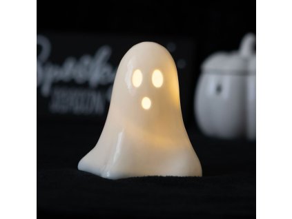 Keramický LED duch - 10 cm