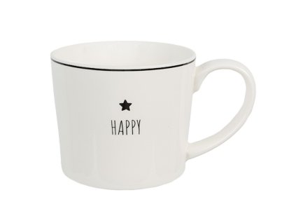 Keramický hrnek - happy, 275 ml