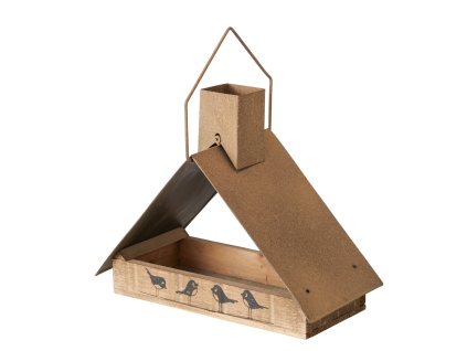 Krmítko pro ptáky se vzorem - 30x14 cm