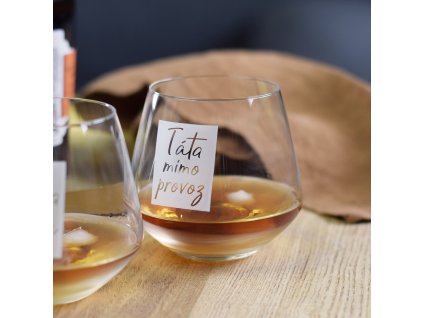 Sklenice na alkohol - Táta mimo provoz
