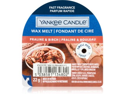 YANKEE CANDLE PRALINE & BIRCH VONNÝ VOSK DO AROMALAMPY
