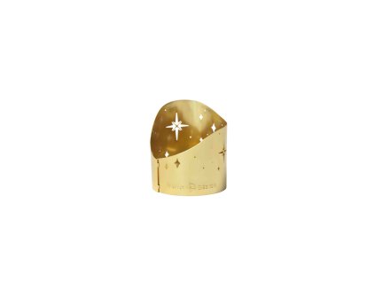 Malý svícen s čajovou svíčkou - hvězdy, 6,5 cm