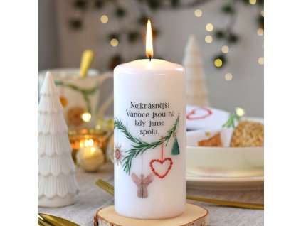 Svíčka - Nejkrásnější Vánoce XL "kolekce Kouzlo Vánoc"