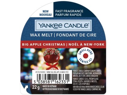 YANKEE CANDLE BIG APPLE CHRISTMAS VONNÝ VOSK DO AROMALAMPY