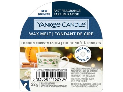 YANKEE CANDLE LONDON CHRISTMAS TEA VONNÝ VOSK DO AROMALAMPY