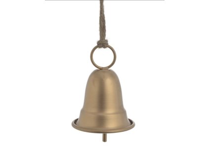 Kovový zvonek 9,5 cm - zlatá