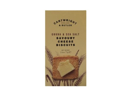 Cartwright & Butler - Savoury Cheese Biscuits Sýrové krekry, 75 g