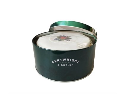 Cartwright & Butler - Iced Christmas Round Cake Vánoční koláč v plechové dóze, 700 g