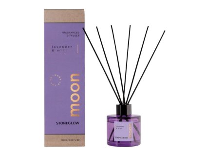 Moon - Lavender & Mint Vonný difuzér, 100 ml