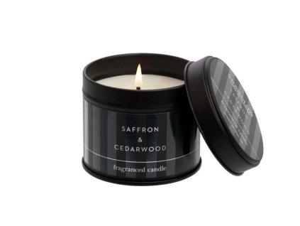 Saffron & Cedarwood Vonná svíčka, 140 g