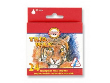Voskovky 24ks trojhranné Koh-i-noor