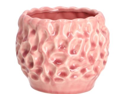 Keramický květináč Jana Ø14,3x11,6 cm -TO9, růžový