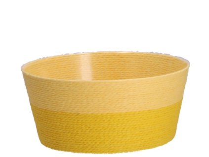 Velikonoční košík - žlutý, 20,5 cm