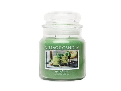 VILLAGE CANDLE, Vonná svíčka - Melon Mojito