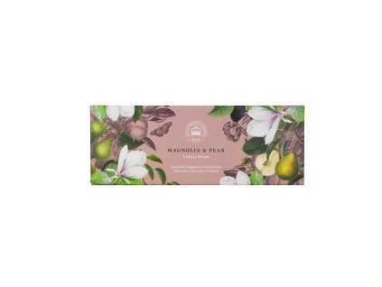 Magnolie & Hruška Sada tuhých mýdel, 3 x 100 g