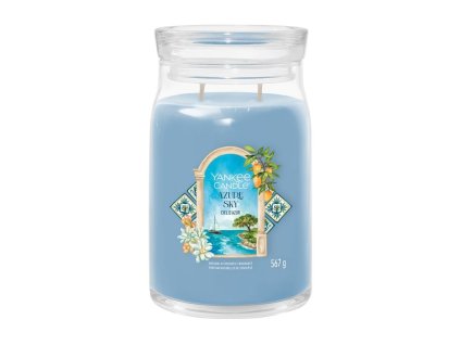 YANKEE CANDLE AZURE SKY SIGNATURE VELKÝ