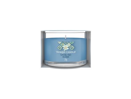 YANKEE CANDLE VOTIVNÍ SVÍČKA PLNĚNÁ VE SKLE AZURE SKY