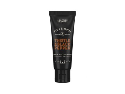 Ostropestřec & Černý pepř Mycí gel na pleť a vousy, 75 ml