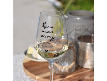 Sklenice na víno - Máma mimo provoz (Jdi se zeptat tatínka.)