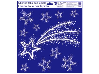 Okenní fólie, vánoční motivy - 30 x 33,5 cm D Varianta