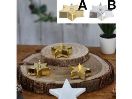 Mini LED hvězdička - 2 barvy B Varianta