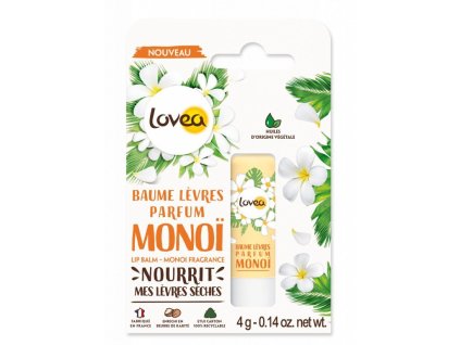 Lovea Pečující balzám na rty – Monoi, 4g