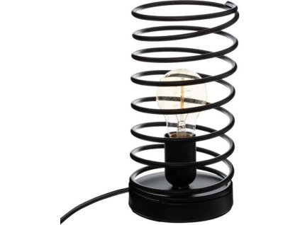Lampa černá - spirála