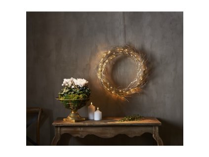 LED svítící věněc - Ornamento