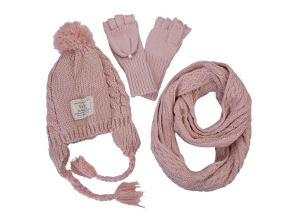 Dětský zimní set - růžový