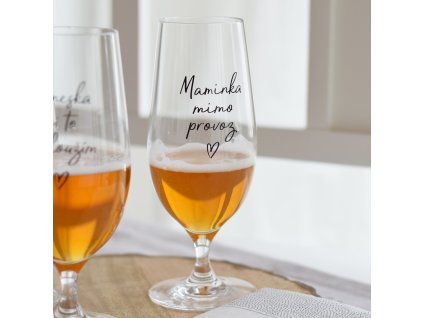 Pivní sklenice - Maminka mimo provoz