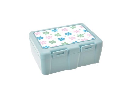 BOX NA SVAČINU - 18X14X7,5 CM - DĚLENÝ - KVĚTINY