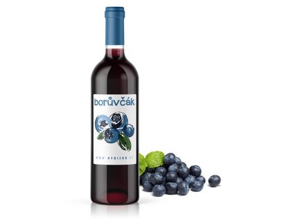 Ovocné víno - Borůvčák - 0,75 l