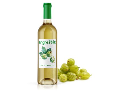 Ovocné víno - Angrešťák - 0,75l