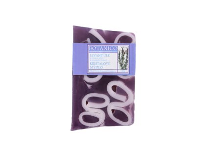 Mýdlo křišťálové s vruty levandule 150g