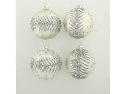 Vánoční baňky - trees - set 4 ks
