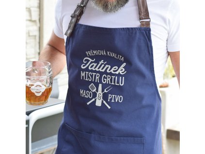 Zástěra - Tatínek - mistr grilu (premium)