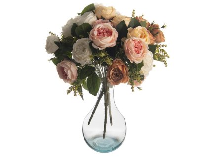 VÁZA - RECYKLOVANÉ SKLO - 26,5 CM