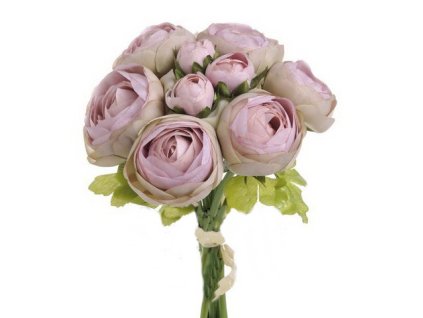 Ranunculus svazek - fialová vintage